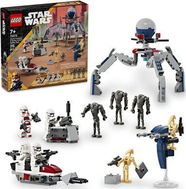 LEGO Конструктор LEGO Star Wars&trade; CLONE TROOPER&trade; & BATTLE DROID&trade; BATTLE PA 75372 фото