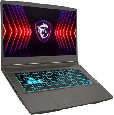 MSI Ноутбук MSI Thin B12VE 15.6 FHD, Intel i7-12650H, 16GB, F1TB, NVD4050-6, DOS, чорний 9S7-16R831-2662 фото