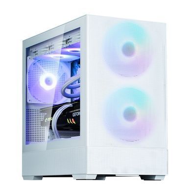 Zalman Корпус P30 AIR без БП, 1xUSB3.0, 1xUSBType-C, 3x140мм ARGB, VGA 392мм, LCS ready, TG Side Panel, mATX, белый P30AIRWHITE фото