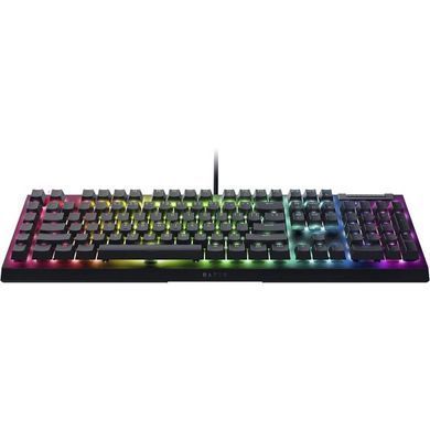 Razer Клавиатура механическая BlackWidow V4 X 110key, Green Switch, USB-A, EN/RU, RGB, чёрный RZ03-04700800-R3R1 фото
