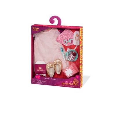 Набір одягу для ляльок Our Generation Deluxe для День народження з аксесуарами BD30229Z фото