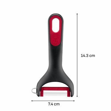 Tefal Tefal Peeler, Ingenio+, stainless steel, plastic, red-black