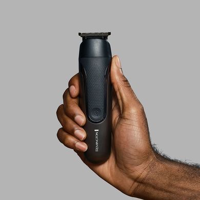 Remington Триммер One для бороды, усов,головы, тела, носа и ушей, акум., насадок-18, сталь, черный PG780 фото