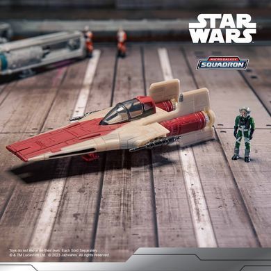 Star Wars Ігрова колекційна фігурка Small Vehicle Транспорт та фігурка A-Wing 7.5см SWJ0079 фото