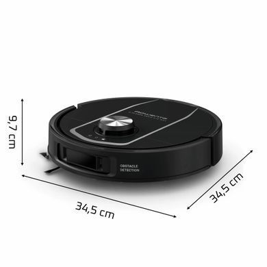 Rowenta Rowenta robot VC X-Plorer Serie 575 Max Standard, 10000ПаW, h=10.5cm, wet cleaning, bag-0.22L, dust cont -0.3L, battery operation up to 120min, black RR95A5E0 фото