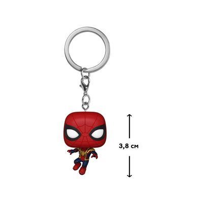 Игровая фигурка на клипсе FUNKO POP! cерии "Человек-паук: НПД" S3 - ЧЕЛОВЕК-ПАУК 1 В ПРЫЖКЕ 67599 фото