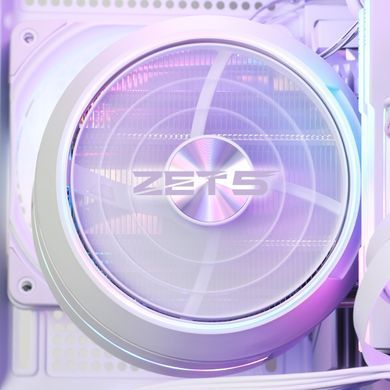 Zalman Процесорний кулер Zalman ZET5, ARGB LGA 1851, 1700, 1200, 115x, AM5, AM4, 4pin PWM, 3pin+5VARGB, TDP200W, білий ZET5WHITE фото