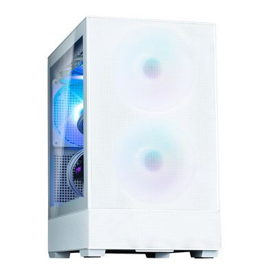 Zalman Корпус P30 AIR без БП, 1xUSB3.0, 1xUSBType-C, 3x140мм ARGB, VGA 392мм, LCS ready, TG Side Panel, mATX, белый P30AIRWHITE фото