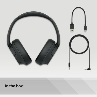 Sony Наушники Over-ear WH-CH720N BT 5.2, ANC, SBC, AAC, Wireless, Mic, Черный WHCH720NB.CE7 фото