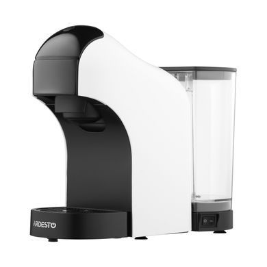 ARDESTO Кофеварка капсульная, 0.8л, капсулы Nespresso, Nescafe Dolce Gusto, молотый кофе, сенсорное управление, белый YCM-CNDE фото