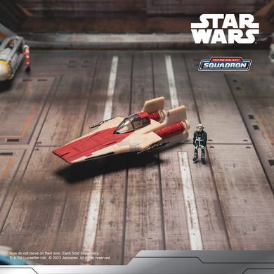 Star Wars Ігрова колекційна фігурка Small Vehicle Транспорт та фігурка A-Wing 7.5см SWJ0079 фото