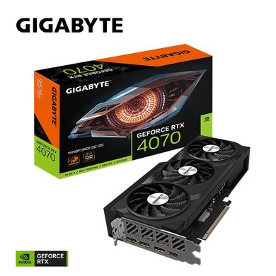 Gigabyte Відеокарта GeForce RTX 4070 12GB GDDR6X OC GV-N4070WF3OC-12GD фото