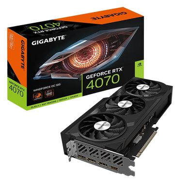 Gigabyte Видеокарта GeForce RTX 4070 12GB GDDR6X OC GV-N4070WF3OC-12GD фото