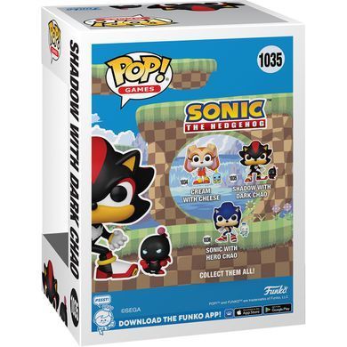 Funko Фігурка Funko POP&buddy: Sonic - Shadow w/DChao 889698803083 фото