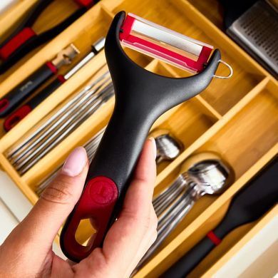 Tefal Tefal Peeler, Ingenio+, stainless steel, plastic, red-black