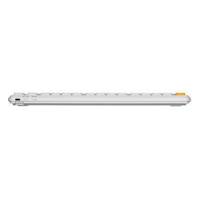 Keychron Клавіатура механічна J1 82Key, K pro Red, WL/BT/USB-A, QMK, Hot-swap, EN/UKR, RGB, білий J1-Q1-UA фото