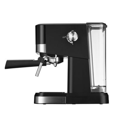 ARDESTO Кофеварка рожковая Steel Collection 1.5л, молотый, ручной капучинатор, сенсорное управление, черно-серебристый YCM-E1700 фото