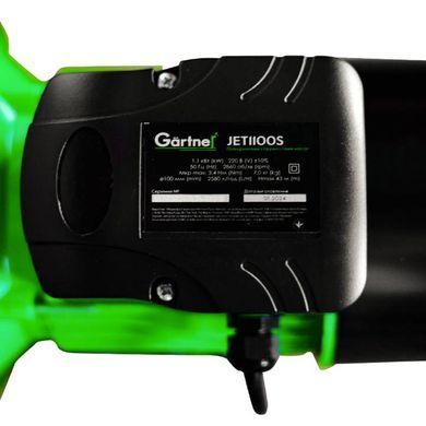 Gartner Насос струменевий JET1100S, 1100Вт, 2580л&middot;год, висота подачі 43м, всмоктування 8м, 7кг 853439 фото
