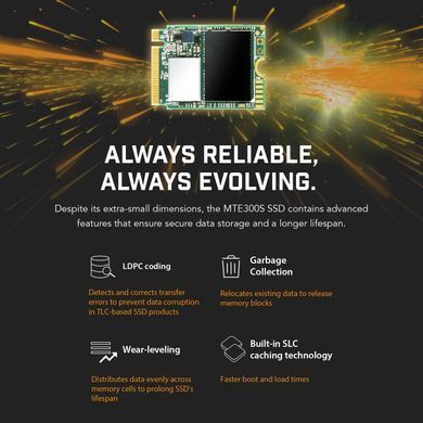 Transcend Накопитель SSD M.2 256GB PCIe 3.0 MTE300S 2230 TS256GMTE300S фото