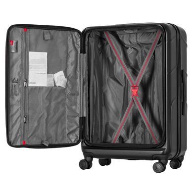 Wenger Набір валіз Wenger Amplix Hardside, полікарбонат, (S+M), TSA, 4 колеса, EXP, чорний 653332 фото