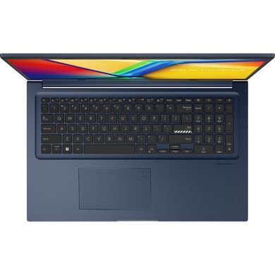 ASUS Ноутбук ASUS Vivobook 17 X1704VA-AU662 17.3" FHD IPS, Intel U300, 16GB, F512GB, UMA, NoOS, Блакитний 90NB10V2-M00SL0 фото