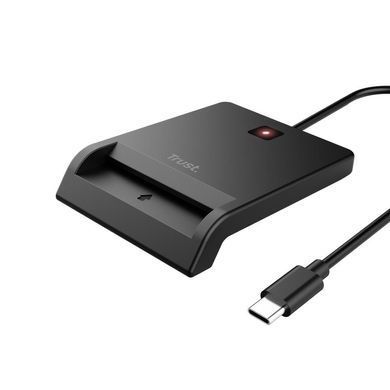 Trust Кардридер Primo Smartcard Reader, USB-C, чорний 26061_TRUST фото
