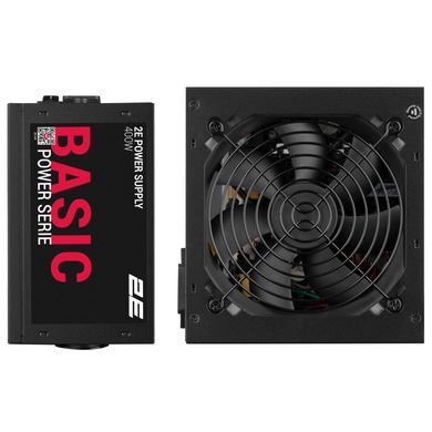 2E Блок питания Basic Power (400W) 80% 120мм 1xMB 24pin(20+4) 1xCPU 8pin(4+4) 3xMolex 4xSATA 1xPCIe 8pin(6+2) 2E-BP400-120APFC фото