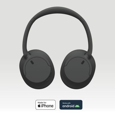 Sony Наушники Over-ear WH-CH720N BT 5.2, ANC, SBC, AAC, Wireless, Mic, Черный WHCH720NB.CE7 фото