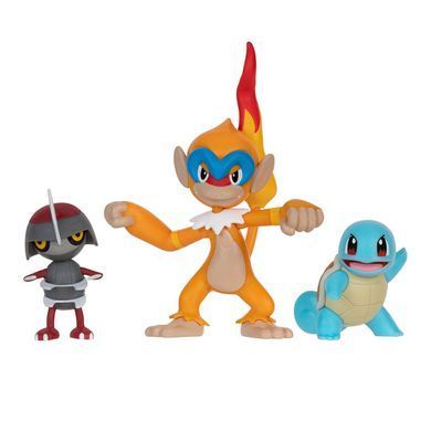 Набор игровых фигурок POKEMON W18 - ПОНЬЯРД, СКВИРТЛ, МОНФЕРНО PKW3058 фото