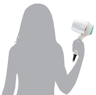 Remington Фен HYDRAluxe PRO, 2200Вт, 3 режими, дифузор, іоніз-я, хол. обдув, білий EC9001 фото