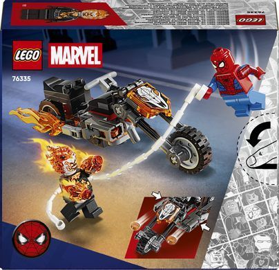 LEGO Конструктор LEGO Super Heroes Людина-павук vs. Примарний вершник на мотоциклі 76335 фото
