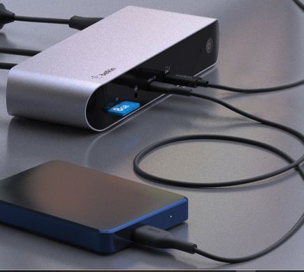Belkin Докстанція USB-C Thunderbolt 4 Triple Display Dock 8K INC006VFSGY фото