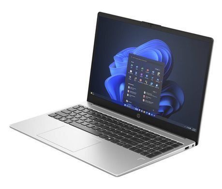 HP Ноутбук HP 250R-G10 15.6" FHD IPS, Intel 3-100U, 16GB, F512GB, UMA, Win11P, сріблястий AD1T1ET фото