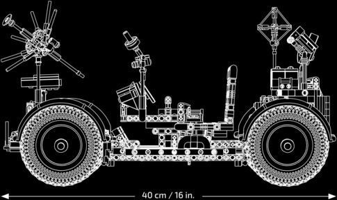 LEGO Конструктор Technic Лунный автомобиль NASA Apollo 42182 фото