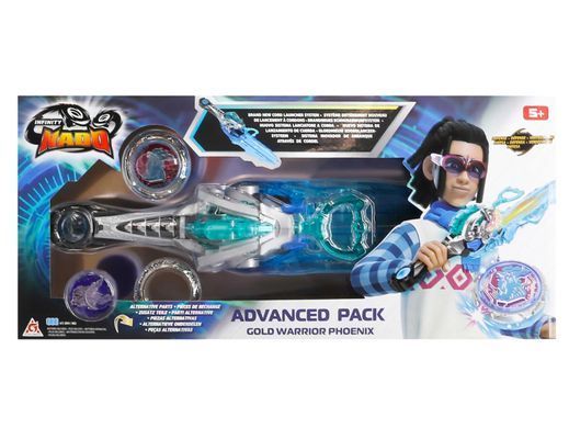 Infinity Nado Дзиґа VI серія Advanced Pack Gold Warrior Phoenix Золотий Воїн Фенікс EU654133 фото