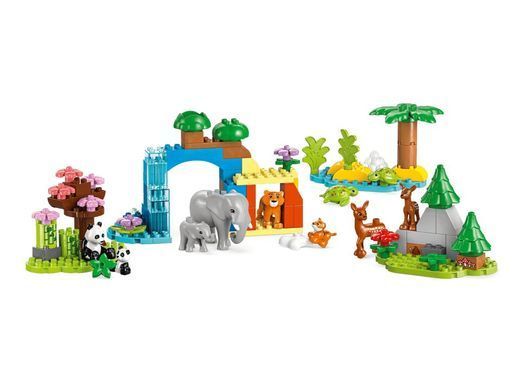 LEGO Конструктор LEGO DUPLO Town Сімейства диких тварин 3-в-1 10446 фото