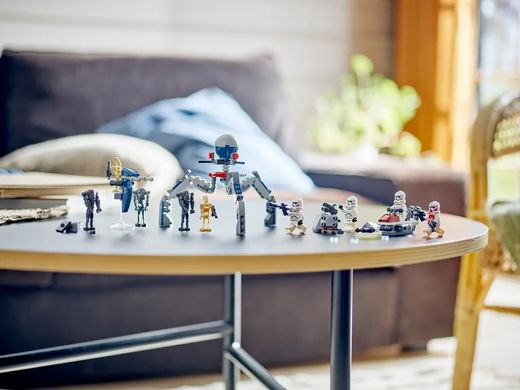 LEGO Конструктор LEGO Star Wars Клони-піхотинці й Бойовий дроїд. Бойовий набір 75372 фото