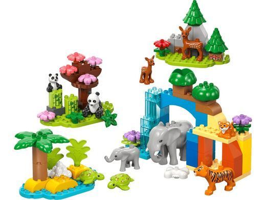 LEGO Конструктор LEGO DUPLO Town Сімейства диких тварин 3-в-1 10446 фото