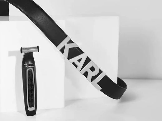 Rowenta Тример Karl Lagerfeld Forever Sharp, для бороди, вусів, акум., роторний мотор, насадок-4, титан.напил., чорний TN602LF0 фото