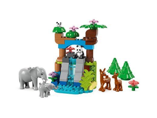 LEGO Конструктор LEGO DUPLO Town Сімейства диких тварин 3-в-1 10446 фото
