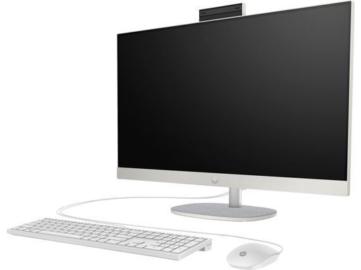 HP ПК Моноблок All-in-One 27" FHD IPS AG, AMD R5-7520U, 16GB, F512GB, UMA, WiFi, кл+м, DOS, белый AR0N4EA фото