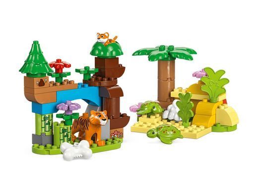 LEGO Конструктор LEGO DUPLO Town Сімейства диких тварин 3-в-1 10446 фото