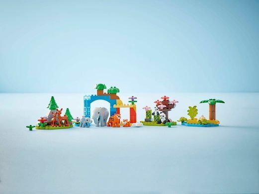 LEGO Конструктор LEGO DUPLO Town Сімейства диких тварин 3-в-1 10446 фото