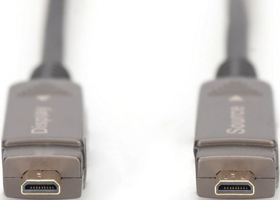Digitus Кабель DIGITUS HDMI (M/M), 4K, AOC, 10м, чорний AK-330127-100-S фото