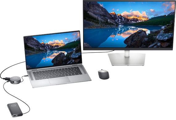 Dell Адаптер Dell DA310 USB-C Mobile Adapter 470-AEUP фото