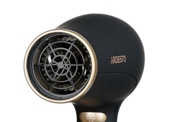 Фен Ardesto Gemini HD-522, 1800-2200Вт, 2 швидкості, 3 темпер. режими , функція Cool Shot, чорний HD-522 фото