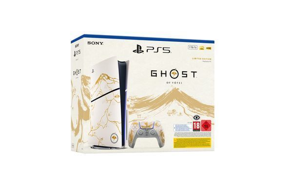 PlayStation Ігрова консоль 5 Slim Blu-ray (Ghost of Yotei Limited Edition) 1000048368 фото