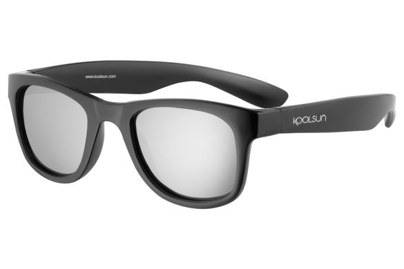 Детские солнцезащитные очки Koolsun черные серии Wave (Размер: 3+) KS-WABO003 фото