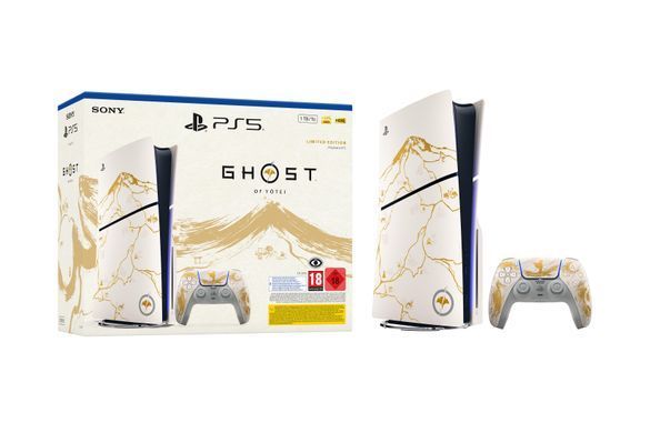 PlayStation Ігрова консоль 5 Slim Blu-ray (Ghost of Yotei Limited Edition) 1000048368 фото
