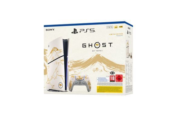 PlayStation Ігрова консоль 5 Slim Blu-ray (Ghost of Yotei Limited Edition) 1000048368 фото